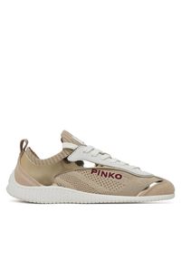 Pinko - Sneakersy PINKO. Kolor: beżowy #1