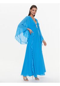 ViCOLO Sukienka wieczorowa TE0030 Błękitny Regular Fit. Kolor: niebieski. Materiał: syntetyk. Styl: wizytowy #2