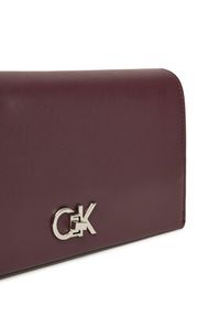 Calvin Klein Torebka K60K612806 Bordowy. Kolor: czerwony. Materiał: skórzane #4
