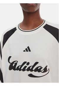 Adidas - adidas Bluzka House Of Tiro KC4007 Biały Loose Fit. Kolor: biały. Materiał: syntetyk #5
