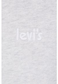 Levi's® - Levi's bluza bawełniana damska kolor szary melanżowa. Okazja: na spotkanie biznesowe. Kolor: szary. Materiał: bawełna. Długość rękawa: długi rękaw. Długość: długie. Wzór: melanż. Styl: biznesowy #2