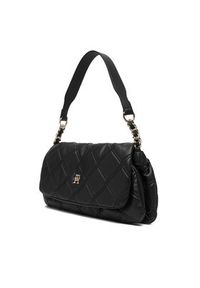 TOMMY HILFIGER - Tommy Hilfiger Torebka Th Feminine Shoulder Bag AW0AW18717 Czarny. Kolor: czarny. Materiał: skórzane #5