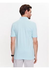 BOSS - Boss Polo 50472668 Błękitny Slim Fit. Typ kołnierza: polo. Kolor: niebieski. Materiał: bawełna #2