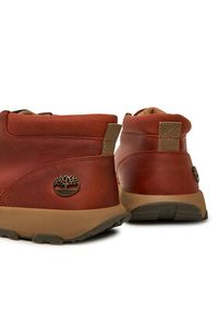 Timberland Sneakersy Winsor Park Mid TB0A69MNEJD1 Brązowy. Kolor: brązowy. Materiał: skóra
