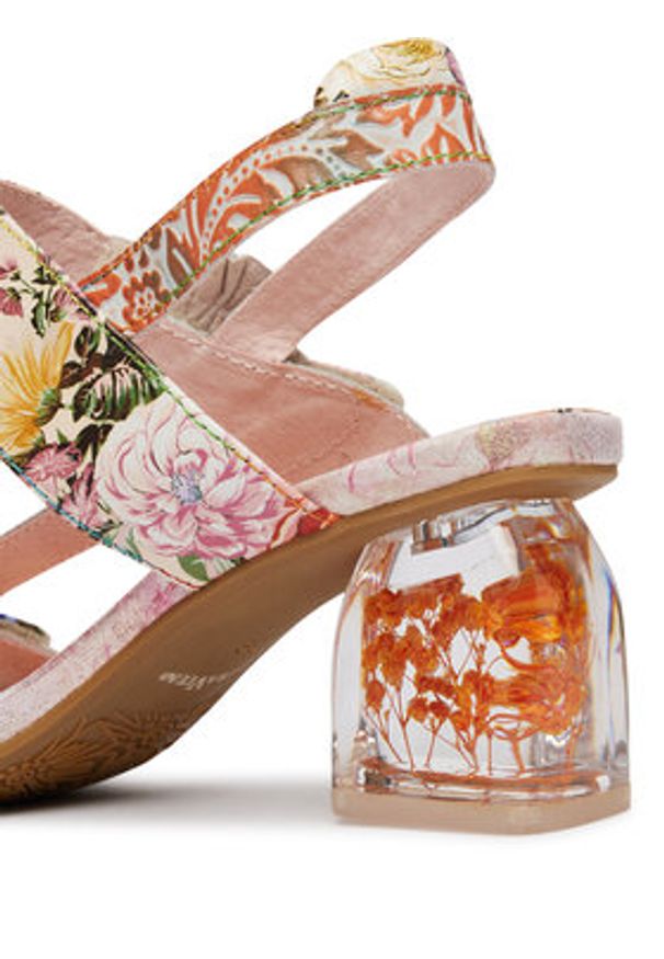 Laura Vita Sandały Framboiseo 26 Pomarańczowy. Kolor: pomarańczowy. Materiał: skóra