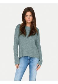 only - ONLY Sweter 15234745 Zielony Regular Fit. Kolor: zielony. Materiał: syntetyk