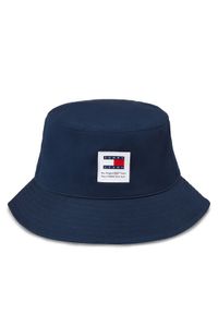 Tommy Jeans Kapelusz Tjm Modern Patch Bucket Hat AM0AM12018 Granatowy. Kolor: niebieski. Materiał: materiał