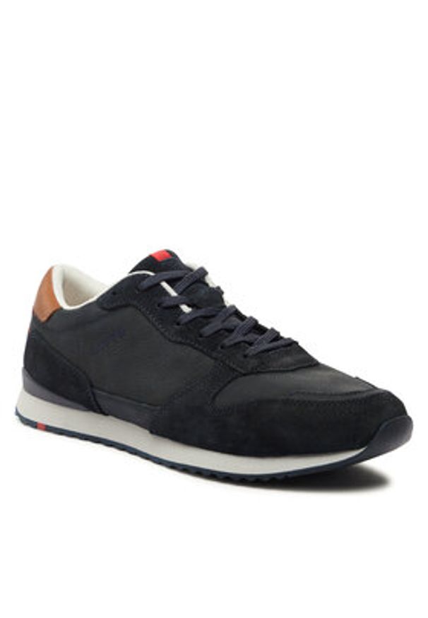 Lloyd Sneakersy 23-905-18 Granatowy. Kolor: niebieski. Materiał: zamsz, skóra