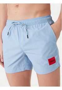Hugo - HUGO Szorty kąpielowe Dominica 50493450 Granatowy Regular Fit. Kolor: niebieski. Materiał: syntetyk #2