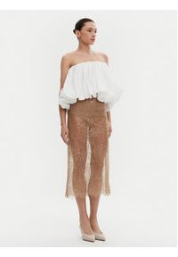 Herskind Spódnica midi 5575209 Beżowy Regular Fit. Kolor: beżowy. Materiał: syntetyk #6