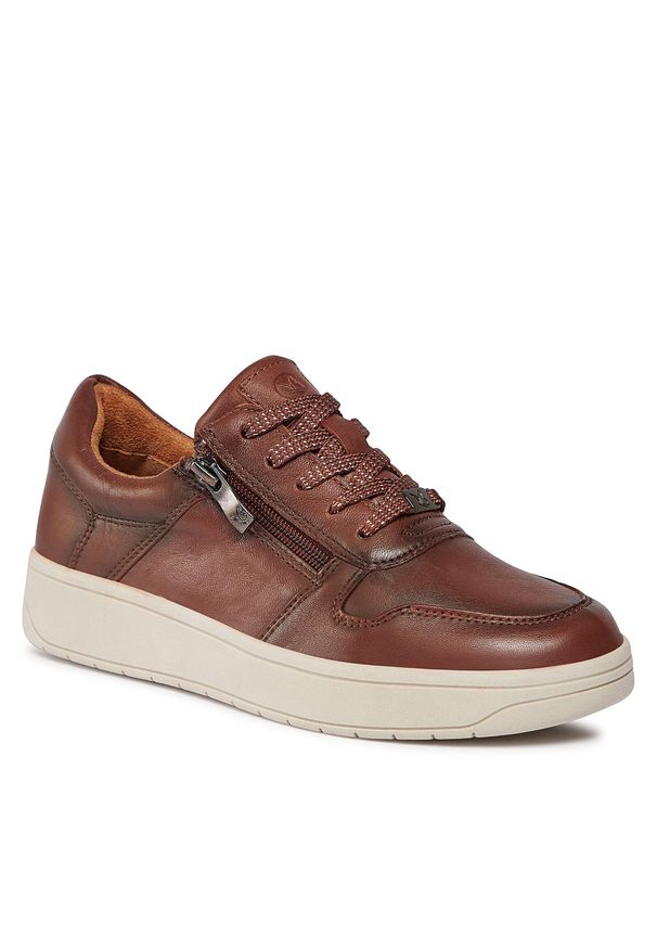 Sneakersy Caprice 9-23301-41 Cognac Softnap. 335. Kolor: brązowy