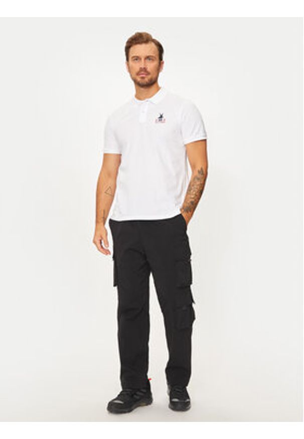 Helly Hansen Polo Koster Polo 34299 Biały Regular Fit. Typ kołnierza: polo. Kolor: biały. Materiał: bawełna