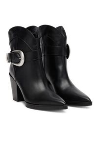 Karl Lagerfeld - KARL LAGERFELD Botki KL37255 Czarny. Kolor: czarny. Materiał: skóra #4