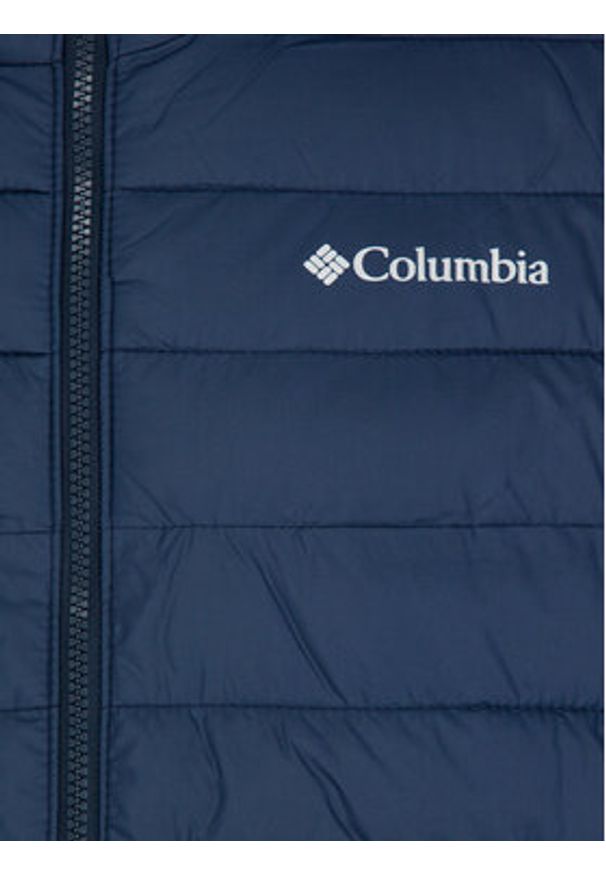 columbia - Columbia Kurtka zimowa Powder Lite 1698001 Granatowy Regular Fit. Kolor: niebieski. Materiał: syntetyk. Sezon: zima