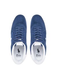 Polo Ralph Lauren Sneakersy Masters Court 809965086002 Granatowy. Kolor: niebieski. Materiał: skóra, zamsz