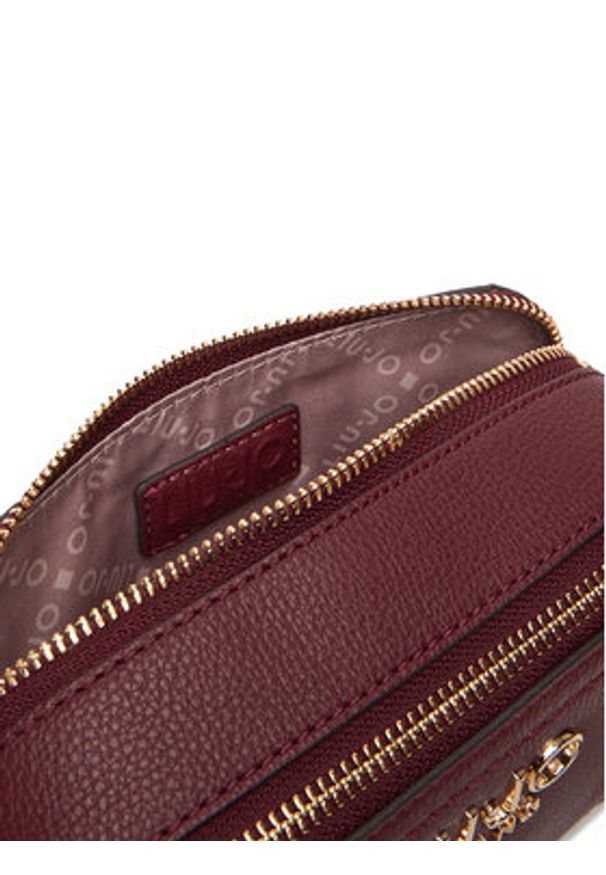 Liu Jo Torebka Ecs S camera Case AF5100 E0058 Bordowy. Kolor: czerwony. Materiał: skórzane