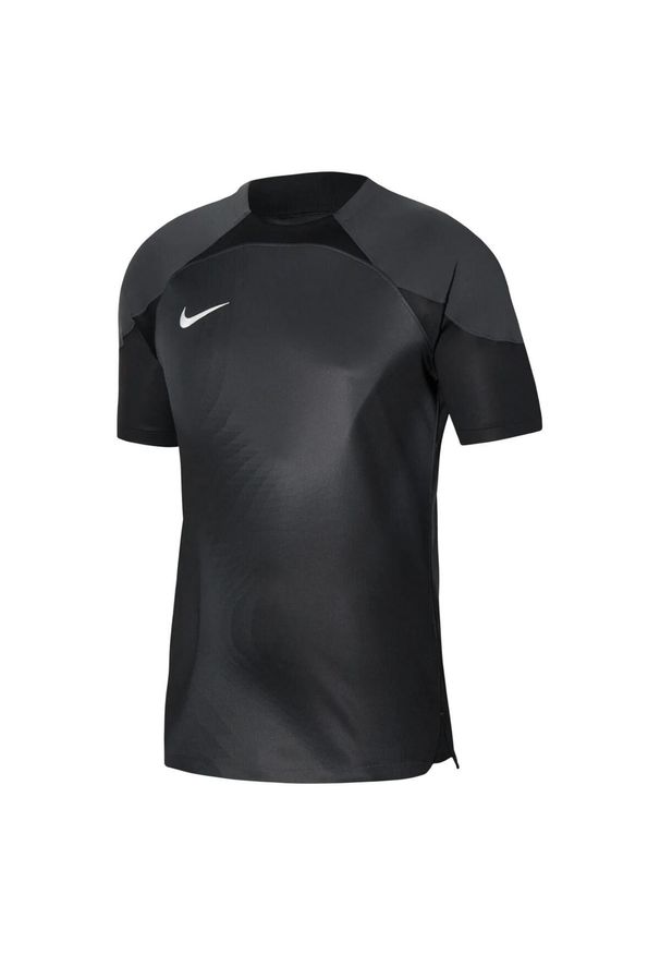 Nike - Męska Koszulka Bramkarska Gardien 4 DriFIT Z Krótkim Rękawem. Kolor: szary. Długość rękawa: krótki rękaw. Długość: krótkie. Sport: turystyka piesza