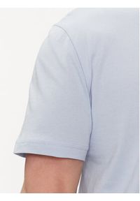 Calvin Klein T-Shirt Line Logo K10K112489 Niebieski Regular Fit. Kolor: niebieski. Materiał: bawełna #4