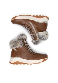 Rieker Revolution Lifestyle Botki W0063-22 Brązowy. Kolor: brązowy. Materiał: skóra