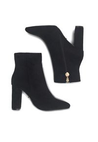 DeeZee Botki BRITT LS4690-19B Czarny. Kolor: czarny. Materiał: materiał #2