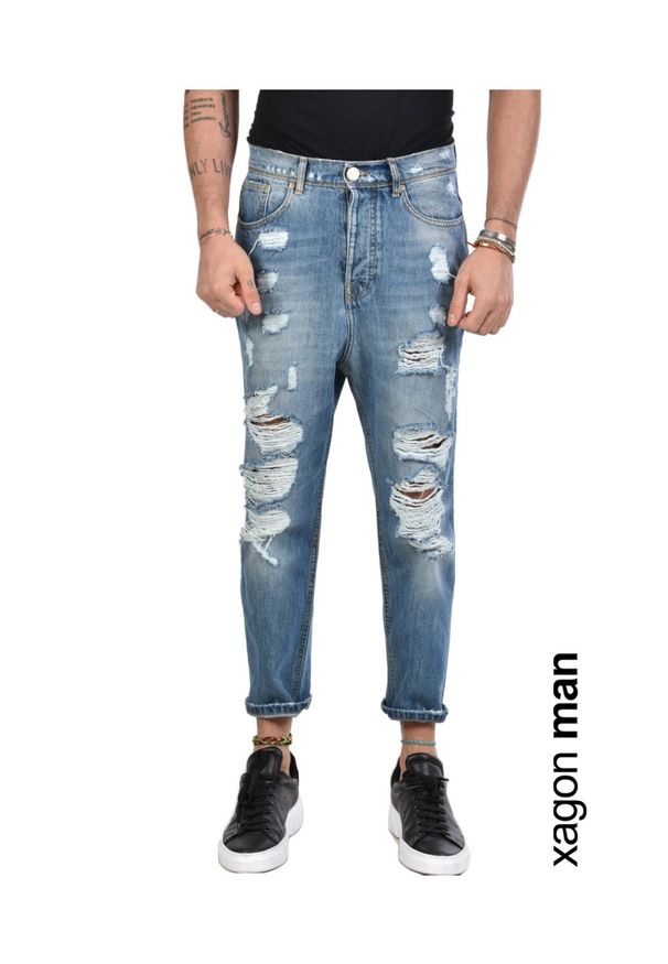 Xagon Man Jeansy. Materiał: jeans
