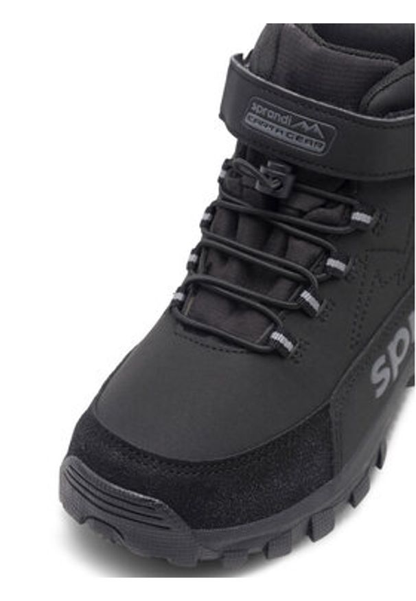 Sprandi Trzewiki WINTER WAVE CP86-25067 Czarny. Kolor: czarny. Materiał: materiał