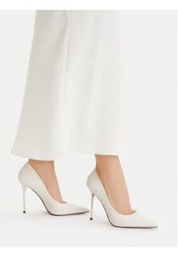 Eva Minge Szpilki THYME-LT934-35 Biały. Kolor: biały. Materiał: skóra. Obcas: na szpilce #7