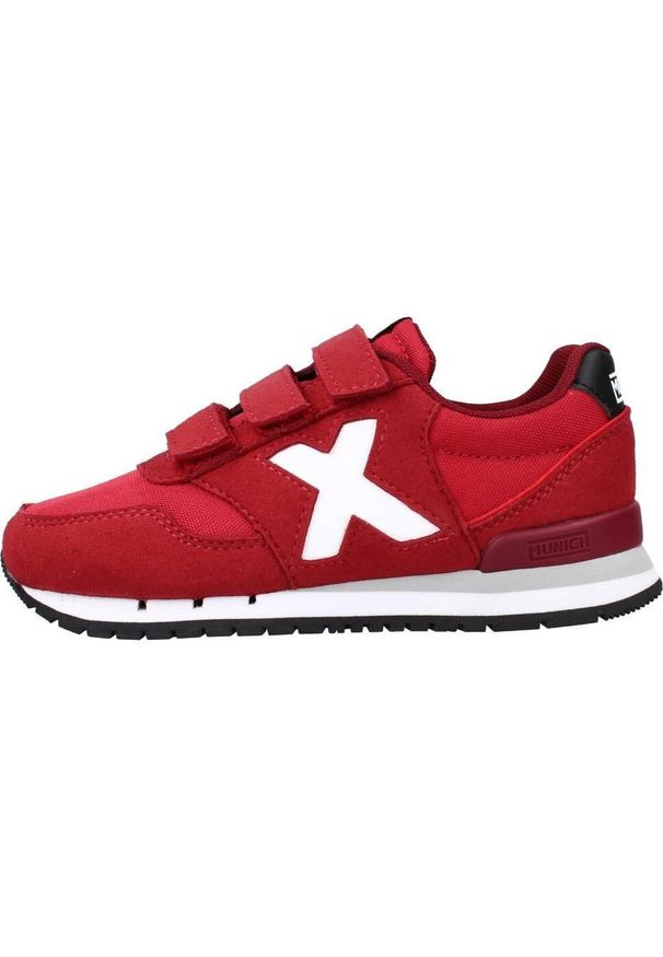 Munich - Kapcie MUNICH DASH KID VCO 106 Bordeaux. Kolor: czerwony, wielokolorowy, fioletowy. Materiał: syntetyk, tkanina. Sport: turystyka piesza