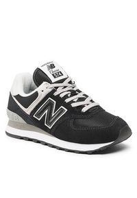 New Balance Sneakersy WL574EVB Czarny. Kolor: czarny. Materiał: zamsz, skóra. Model: New Balance 574 #4