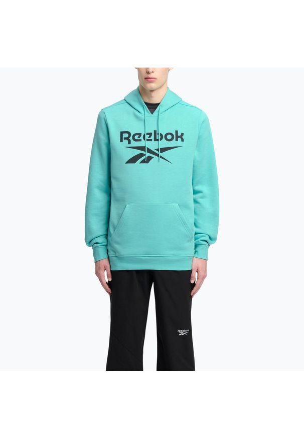 Bluza męska Reebok Identity Big Logo Fleece Hoodie. Kolor: niebieski