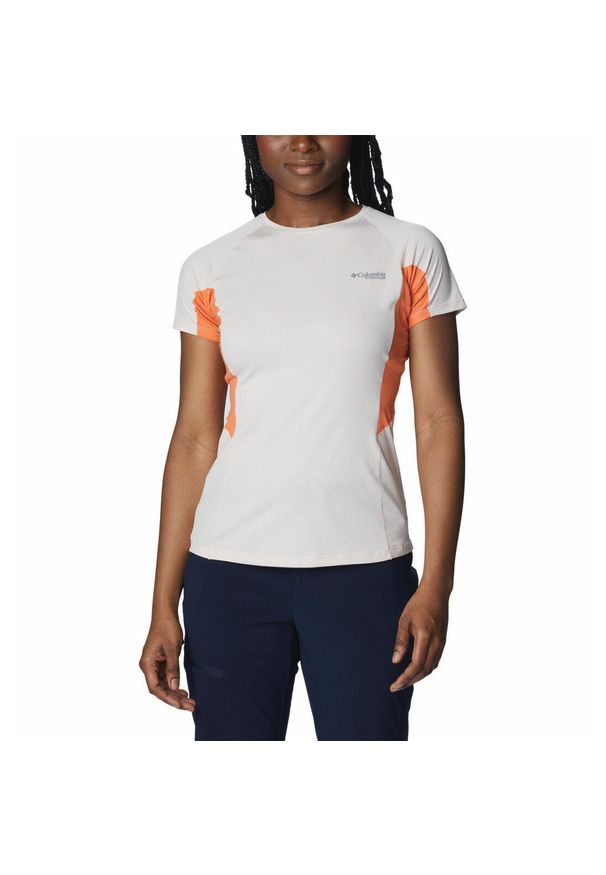 columbia - Koszulka Damska Columbia Titan Pass Ice SS T-Shirt. Kolor: biały