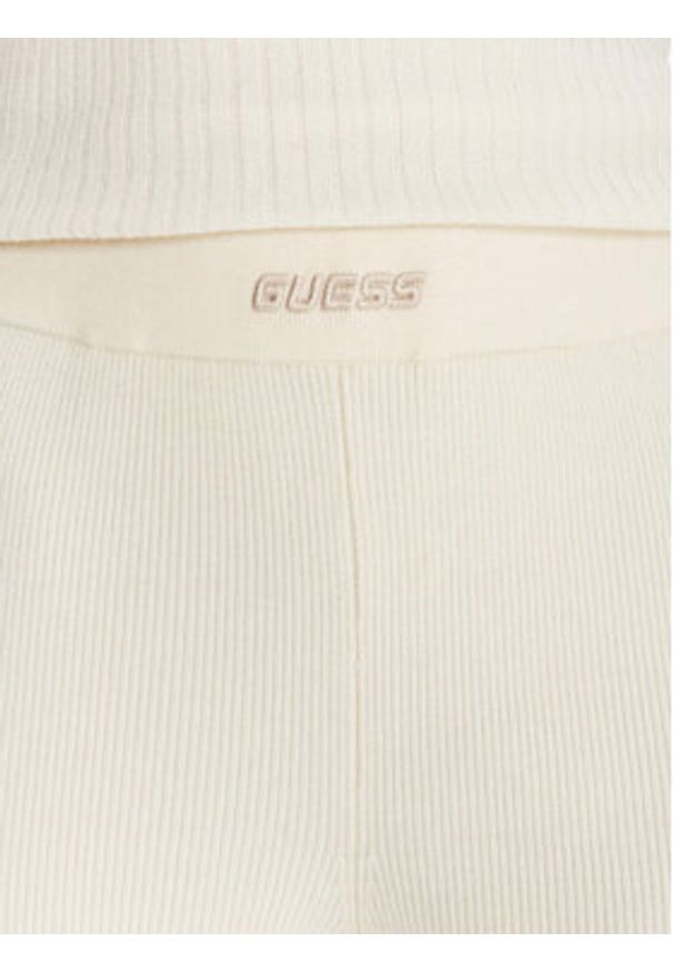 Guess Legginsy V5BB08 Z3JD2 Écru Flare Fit. Materiał: syntetyk