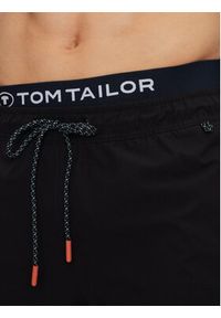 Tom Tailor Szorty kąpielowe 1045606 Czarny Regular Fit. Kolor: czarny. Materiał: syntetyk