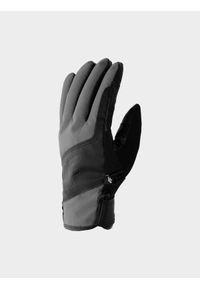 4f - Rękawice narciarskie Thinsulate© męskie. Kolor: szary. Technologia: Thinsulate. Sezon: zima. Sport: narciarstwo