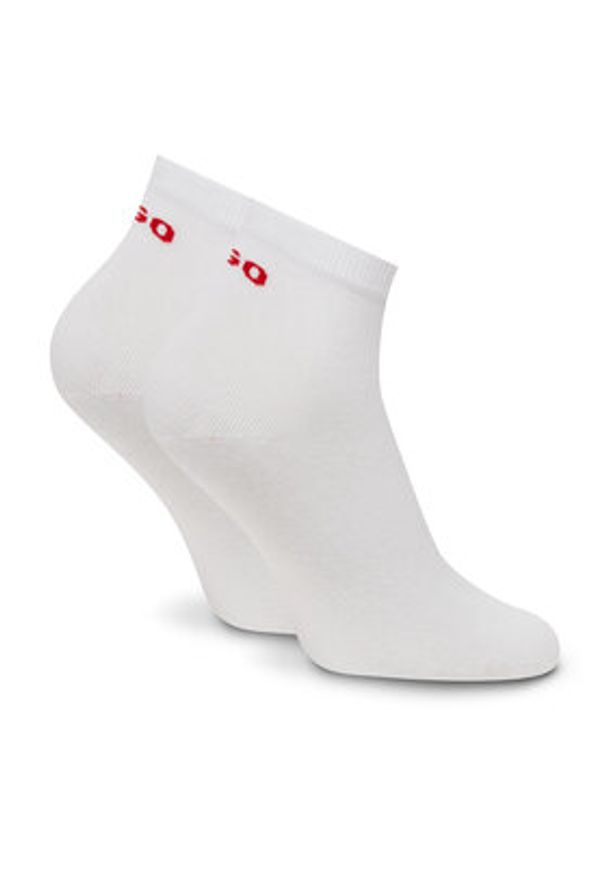 Hugo - HUGO Skarpety długie 50516396 Biały. Kolor: biały. Materiał: bawełna