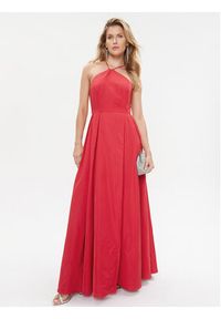 TwinSet - TWINSET Sukienka wieczorowa 232TT2492 Czerwony Regular Fit. Kolor: czerwony. Materiał: syntetyk. Styl: wizytowy #5