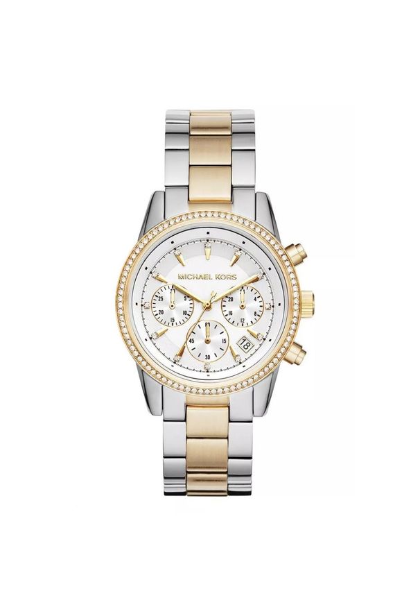 Michael Kors - MICHAEL KORS ZEGAREK RITZ MK6474. Rodzaj zegarka: analogowe. Materiał: materiał. Styl: klasyczny, elegancki