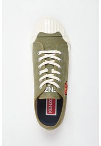 Kenzo - Trampki męskie KENZO. Wysokość cholewki: przed kostkę. Materiał: materiał. Szerokość cholewki: normalna. Wzór: napisy, haft