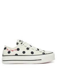 Trampki Converse. Kolor: beżowy. Obcas: na platformie