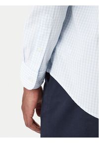 TOMMY HILFIGER - Tommy Hilfiger Koszula Gingham MW0MW41713 Błękitny Regular Fit. Kolor: niebieski. Materiał: bawełna #2