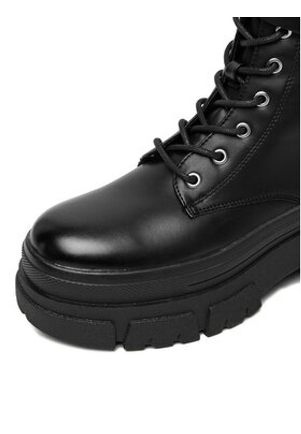 DeeZee Trzewiki 60165-6 Czarny. Kolor: czarny. Materiał: materiał