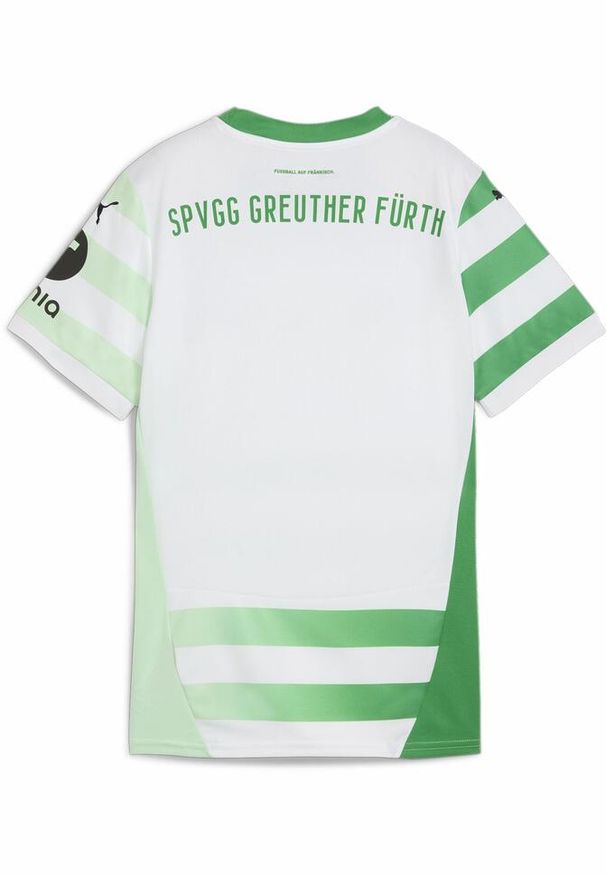 Puma - Damska koszulka domowa Greuther Fürth 24/25 PUMA White Fast Green Fresh Mint. Kolor: biały, wielokolorowy, zielony