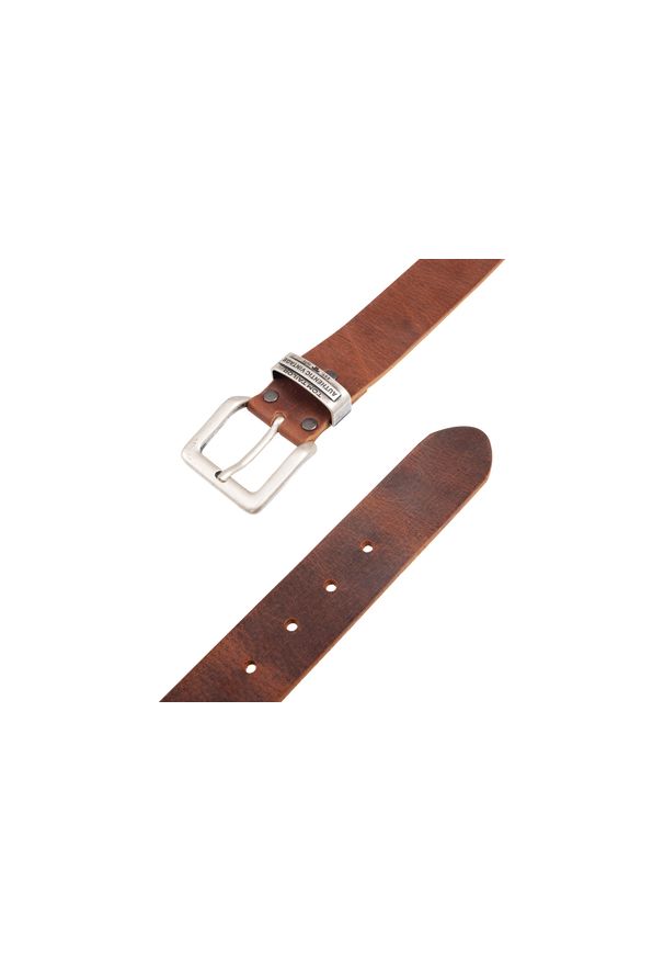 Tom Tailor - TOM TAILOR MĘSKI PASEK SKÓRZANY KLASYCZNY SKÓRA TG1068L89/690 40mm Gürtel Q.6789 0690 DARKBROWN. Materiał: skóra. Wzór: paski. Styl: klasyczny