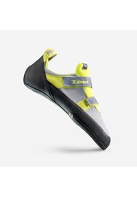 SIMOND - Buty wspinaczkowe Simond Rock+. Zapięcie: rzepy. Kolor: wielokolorowy, żółty, zielony, szary. Materiał: guma. Sport: wspinaczka