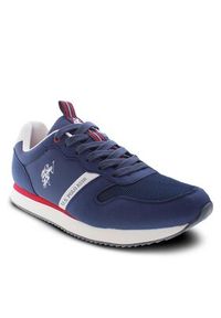U.S. Polo Assn. Sneakersy Nobil NOBIL009 Granatowy. Kolor: niebieski. Materiał: materiał