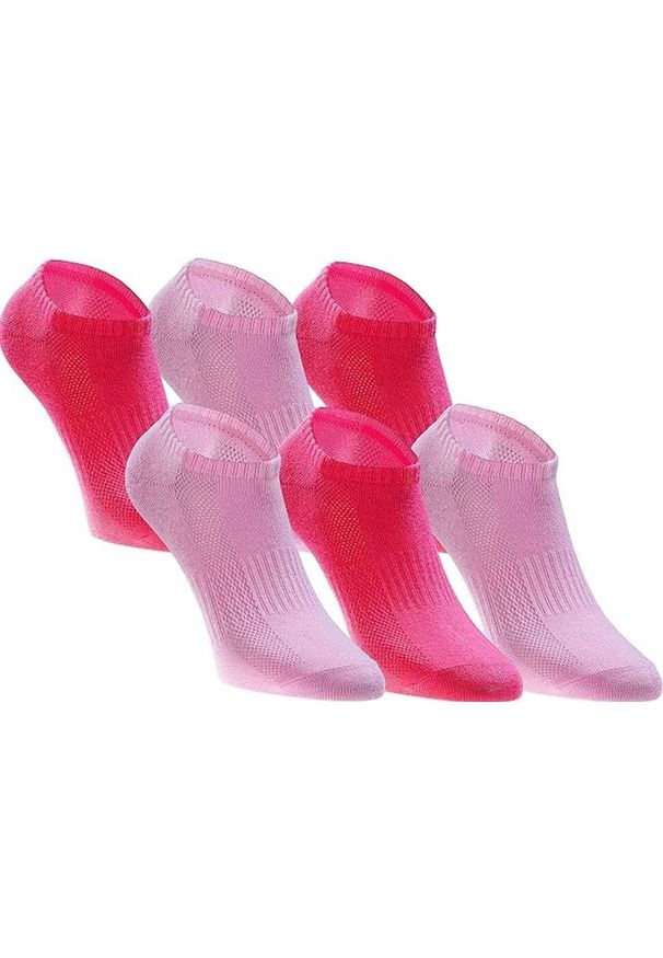 ZEAGLE - Skarpetki Tastiq Berry-Różowe 35-38 Bawełna - Zestaw 6 Par. Kolor: różowy. Materiał: elastan, poliester, bawełna