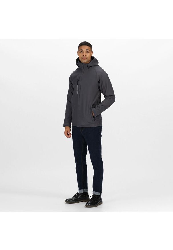 Regatta - Męski Softshell Repeller Professional. Kolor: szary. Materiał: softshell