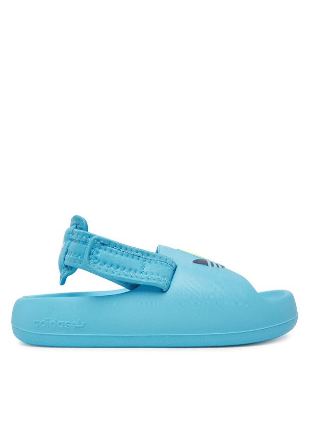Adidas - Sandały adidas. Kolor: niebieski