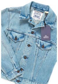 Levi's® - LEVI’S JAPAN BOYFRIEND TRUCKER JACKET DAMSKA KURTKA JEANSOWA JEANS DŻINSOWA BLUE 275500018. Materiał: jeans #5