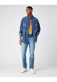 Wrangler - WRANGLER GREENSBORO MĘSKIE SPODNIE JEANSOWE DUSTY DEVIL W15QC4665 112141188